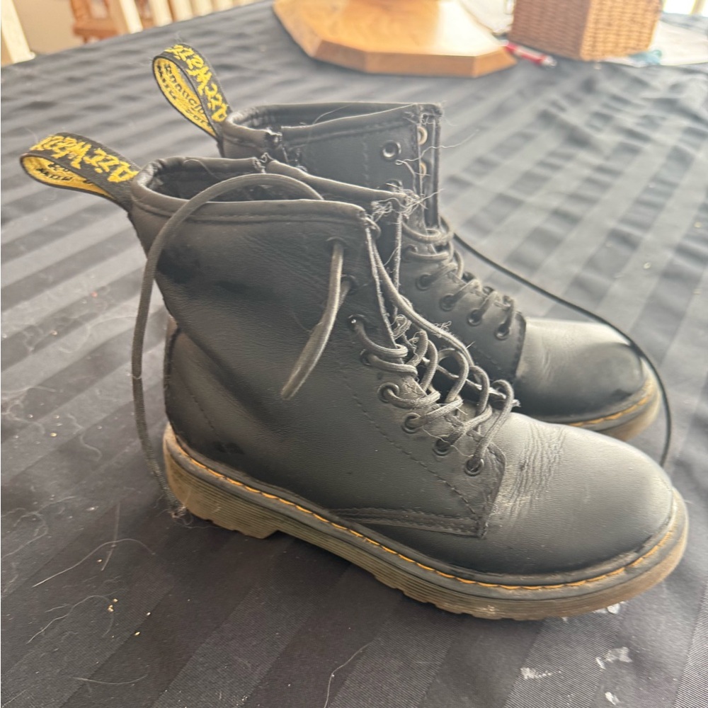 Dr. Martens Black Leather Boots